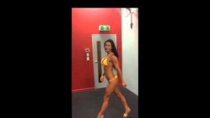 'Sophie Guidolin Australia IFBB Bikini Posing Arnold Classic Fitness Model Posing T Walk'
