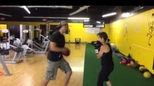 'Ouch! Boxing, speed drill at Fitness Rx Easton MD'