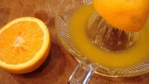 'Mes recettes minceur : vinaigrette à l\'orange - par JULIANA de la chaîne Youtube FitnessBienEtre'