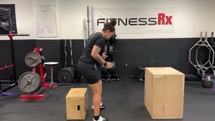 'Fitness Rx Exercise Library: Seated Box Jump'