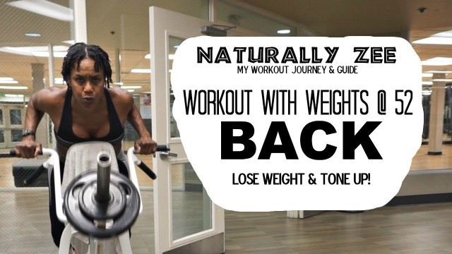 'Over 50 & Fit Fitness Journey -  Back Workout'