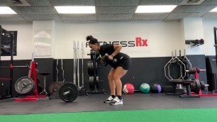'Fitness Rx Exercise Library: Dumbbell Row + Tricep Kickback'