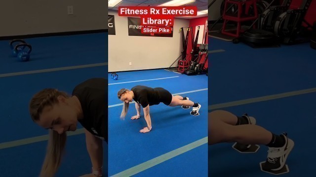 'Fitness Rx Exercise Library: Slider Pikes'