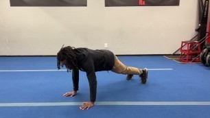 'Fitness Rx Exercise Library: How to do a Push Up + T Rotation'