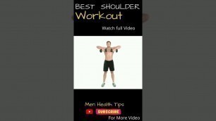 'Best Shoulder Workout #gym motivation 2022//Men Health Tips/Fitness club #shorts'