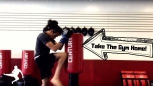 'Century Wavemaster Bag Workout! Drills you can do at home for Kickboxing!'