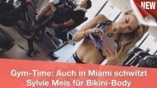 'Gym-Time: Auch in Miami schwitzt Sylvie Meis für Bikini-Body | CELEBRITIES und GOSSIP'
