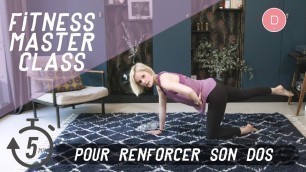 '5 minutes pour renforcer son dos – Fitness Après Grossesse'