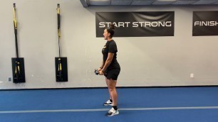 'Fitness Rx Exercise Library: How to do a Snatch with 2 Dumbbells'
