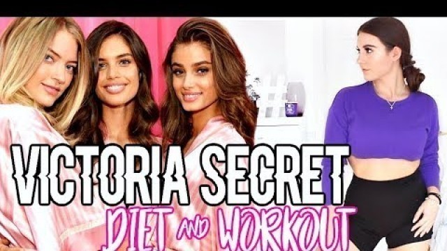 'Trying Victoria\'s Secret Models DIET & WORKOUT !!'