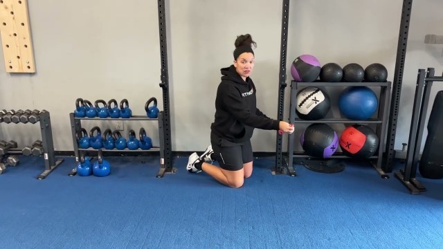 'Fitness Rx Exercise Library: How to do a Hollow Body Hold + Pallof Press'