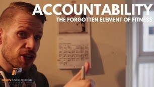 'Accountability: The Forgotten Element of Fitness'