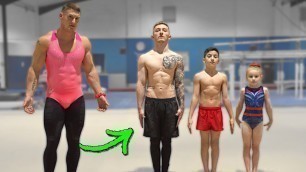 'HE JOINED THE \'ELITE GYMNASTICS SQUAD\' FOR A DAY! | Diet / Training / Recovery. ft MATTDOESFITNESS'