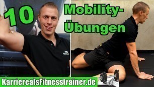 '10 Mobility Übungen für deine Functional Training Einheit | HWS, BWS, Schulter, Hüfte & Sprunggelenk'