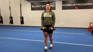 'Fitness Rx Exercise Library: How to do a Staggered Stance Romanian Deadlift (RDL)'