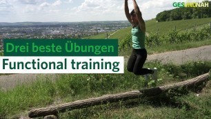 'Meine drei besten Übungen im functional training # Gesund und fit Videoserie'
