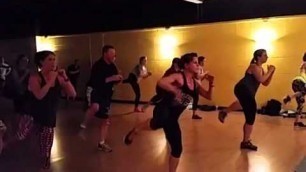 'Cardio kickboxing at Fitness Rx Easton.'