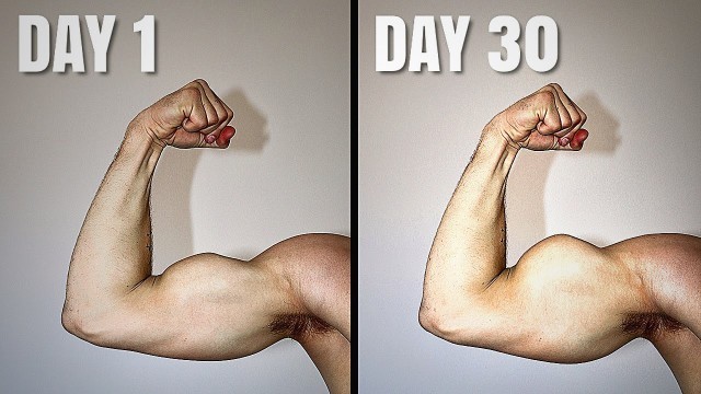 'I did 100 Bicep Curls everyday for 30 Days | RESULTS'