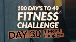 '1 month complete of my 100 days fitness challenge'