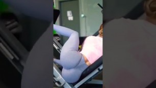 'Busty gym babe with thicc behind'