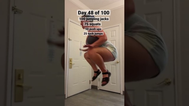 'Day 48: 100-day challenge - travel workout in the hotel!'