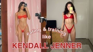 'TRYING KENDALL JENNER\'S MODEL DIET AND WORKOUT ROUTINE'