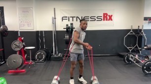 'Fitness Rx: Exercise Library - How to do Banded Jump Lunges'