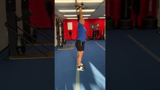 'Fitness Rx Exercise Library: Overhead Reverse Lunge'