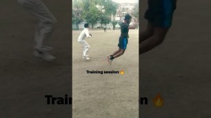'Fastbowling training session 
