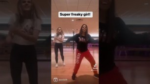 'Super Freaky Girl dance fitness #superfreakygirl #superfreakchallenge #dance #fitness'