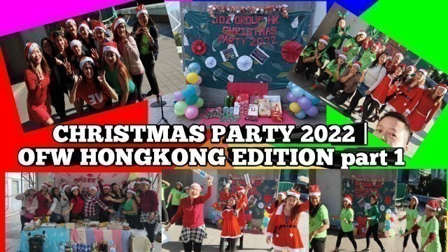 'CHRISTMAS PARTY 2022 | OFW HONGKONG EDITION | Dance fitness | Zumba | JDZ GROUP HK | DC MHARVZ ZARCO'