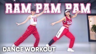 '[Dance Workout] Natti Natasha x Becky G - Ram Pam Pam | MYLEE Cardio Dance Workout, Dance Fitness'