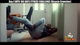 'DAY 4 WPD 100 DAYS FITNESS CHALLENGE (Bicycle Crunches)'
