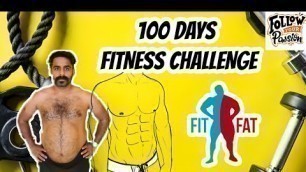'Fat to Fit Transformation | 100 Days Challenge weight loss Tamil | Fitness Motivation Journey'