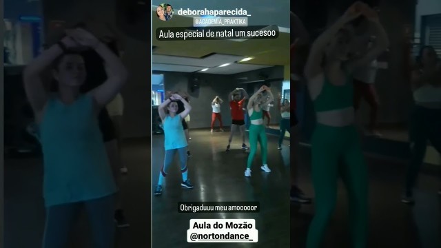 'AULA DE NATAL FOI UM SUCESSOOO!!! #coreografia #zumba #dance #zumbafitness'