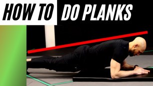 'how to do the planks with Konga Fitness'