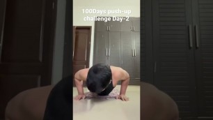 '#100 #days #pushups #challenge #day2 #pushupchallenge'