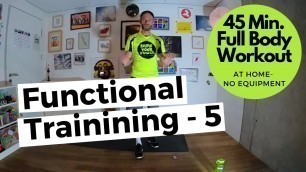 'Functional Training - home workout - 5'
