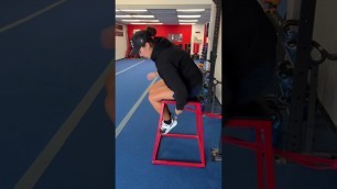 'Fitness Rx Exercise Library: Seated Banded Leg Extension'