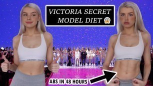 'I TRIED A VICTORIA SECRET MODEL DIET AND EXERCISE ROUTINE..... IT ACTUALLY WORKED?!'