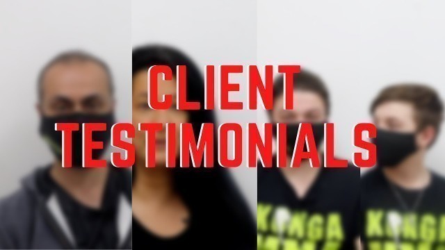 'Client testimonials at Konga Fitness'