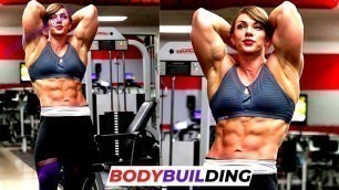 'IFBB MUSCLE, LOUISE, FITNESS MODELS, PHYSICAL ATHLETE, FEMALE BODYBUILDING --- Muscle & Diet'