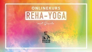 'REHA YOGA mit Gisela - David Fitness Onlinekurse für Zuhause!'
