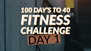 'What happened on Day 1 of my 100 Days Fitness Challenge?'