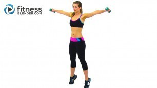 'Beginner Boot Camp Workout -- Easy Toning & Low Impact Cardio Workout with Fitness Blender'