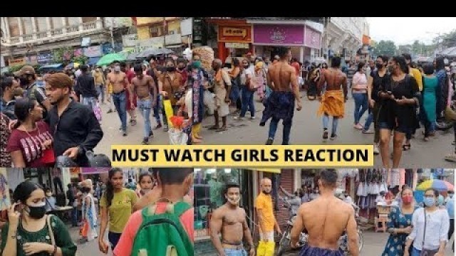 'When Fitness Freaks goes Shirtless In Public | Must Watch Girls & Public Reaction | In Kolkata'