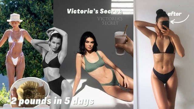 'TRYING THE VICTORIA\'S SECRET MODEL DIET AND WORKOUTS FOR A WEEK | it was HARD !!! | Irida'