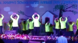 'School function BTS dynamite zumba exercise dance.'