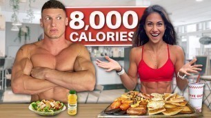 'Bikini model tries my 8,000 CALORIE bulking diet!'