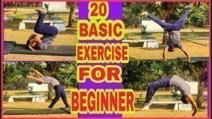 '20 Basic Exercise and flip for Beginners | Ravindra S Rana'